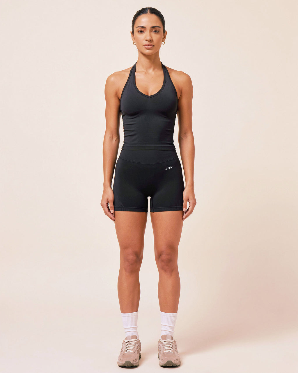Soft Scrunch Bra Tank - Onyx