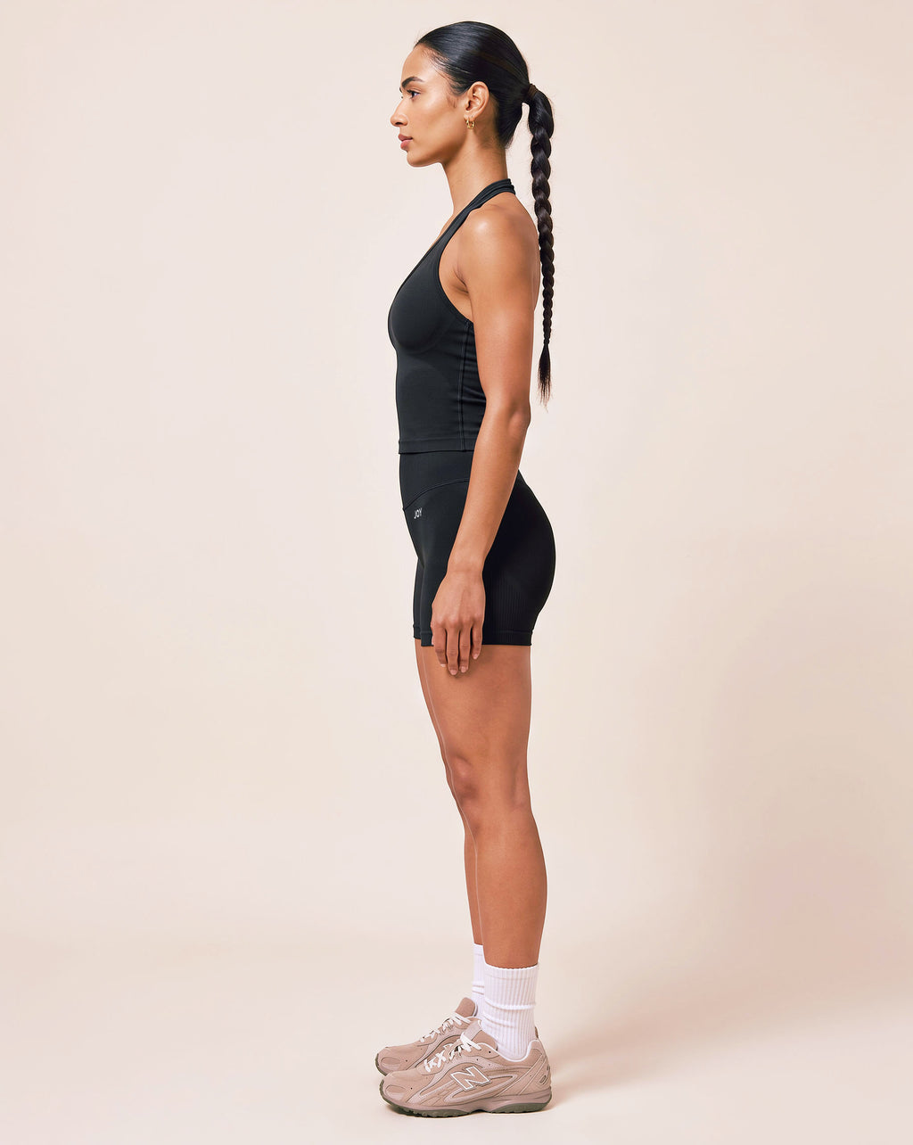 Soft Scrunch Bra Tank - Onyx
