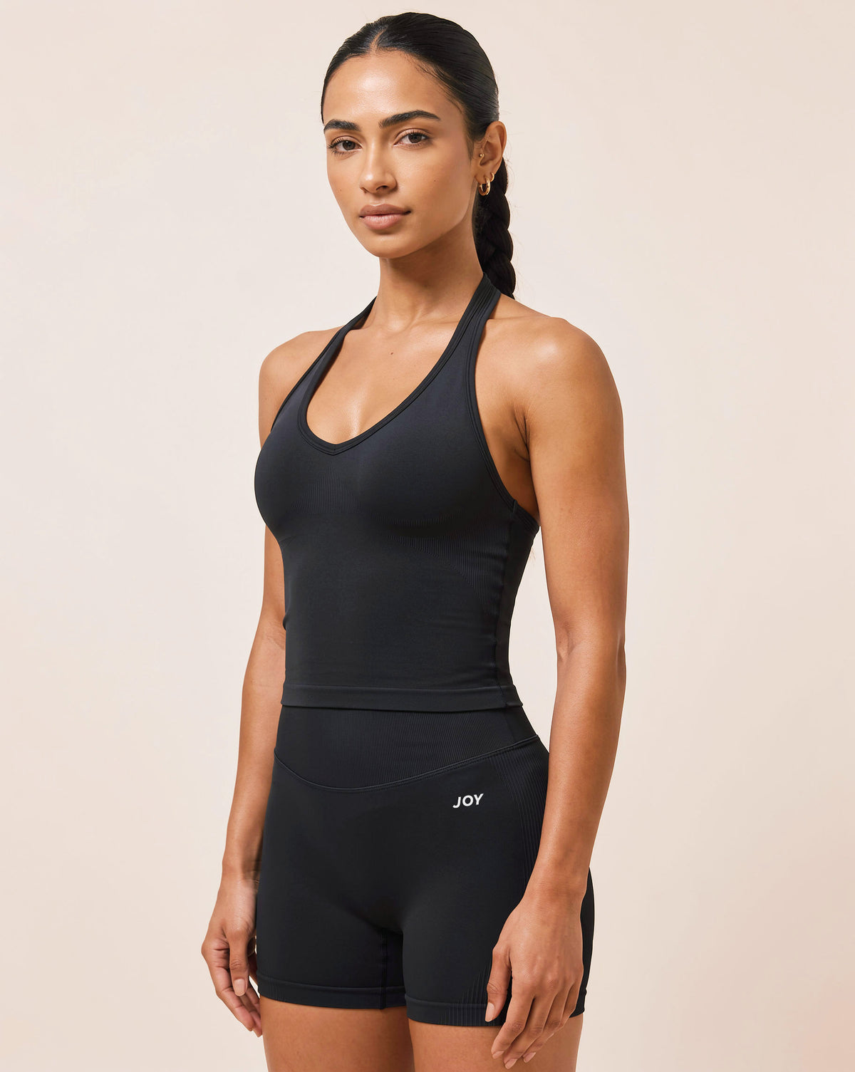 Soft Scrunch Bra Tank - Onyx