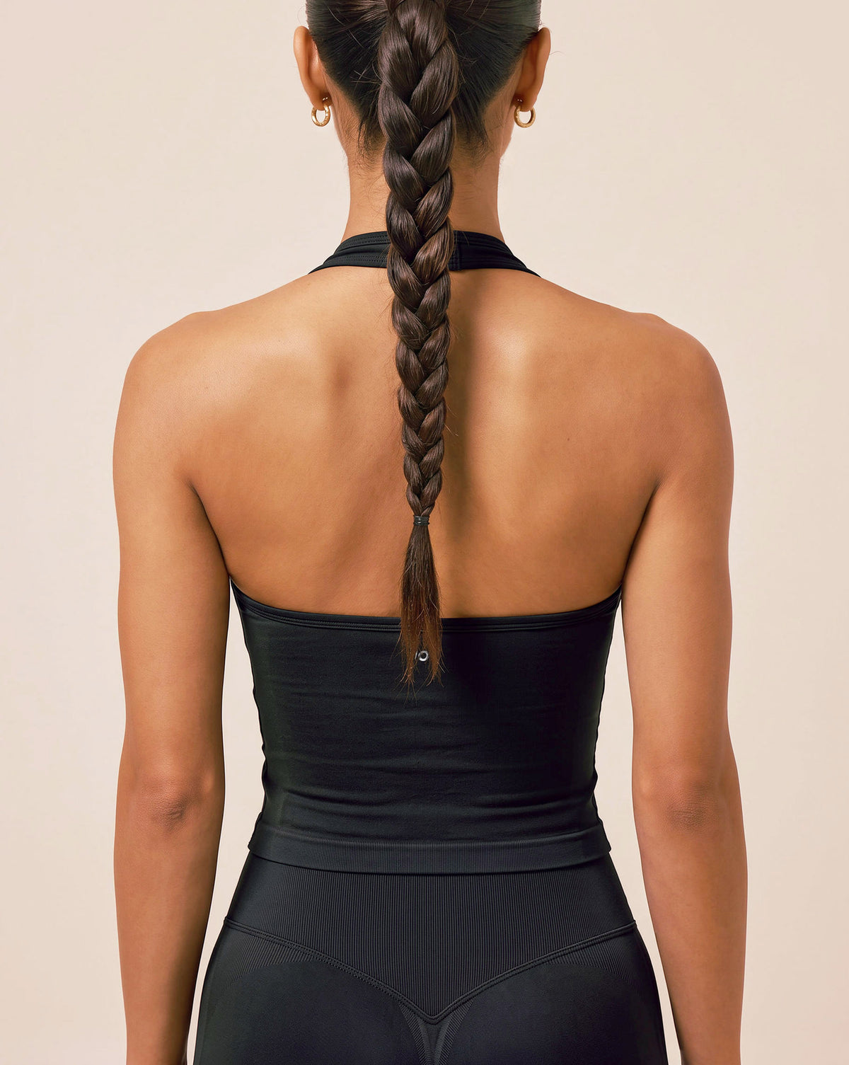 Soft Scrunch Bra Tank - Onyx